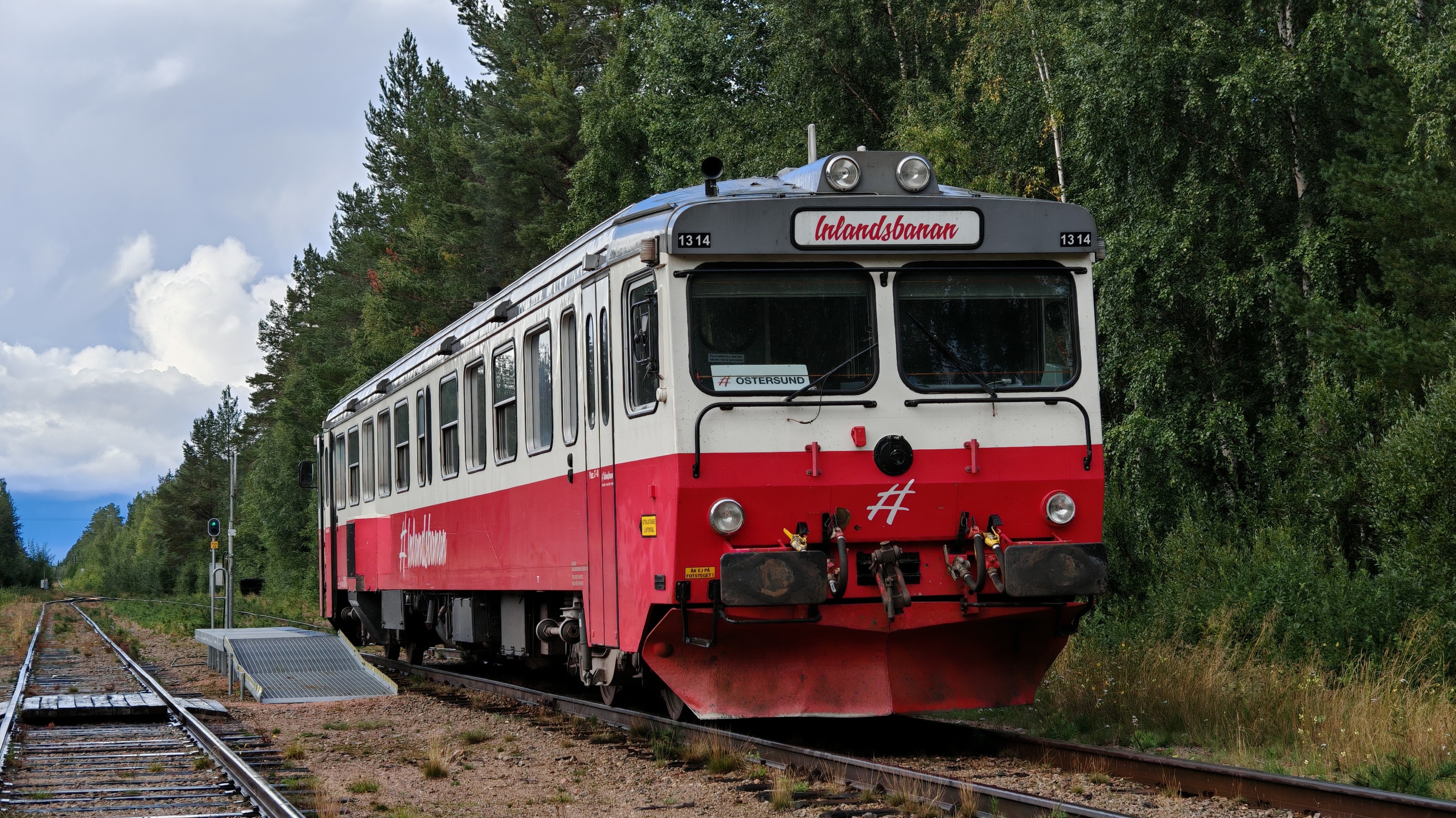Inlandsbanan Zug der Inlandsbanan