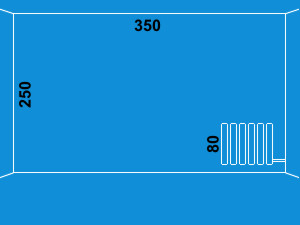 Innen skizze binderbau: höhe: 250, breite 230, höhe Heizkörper: 80